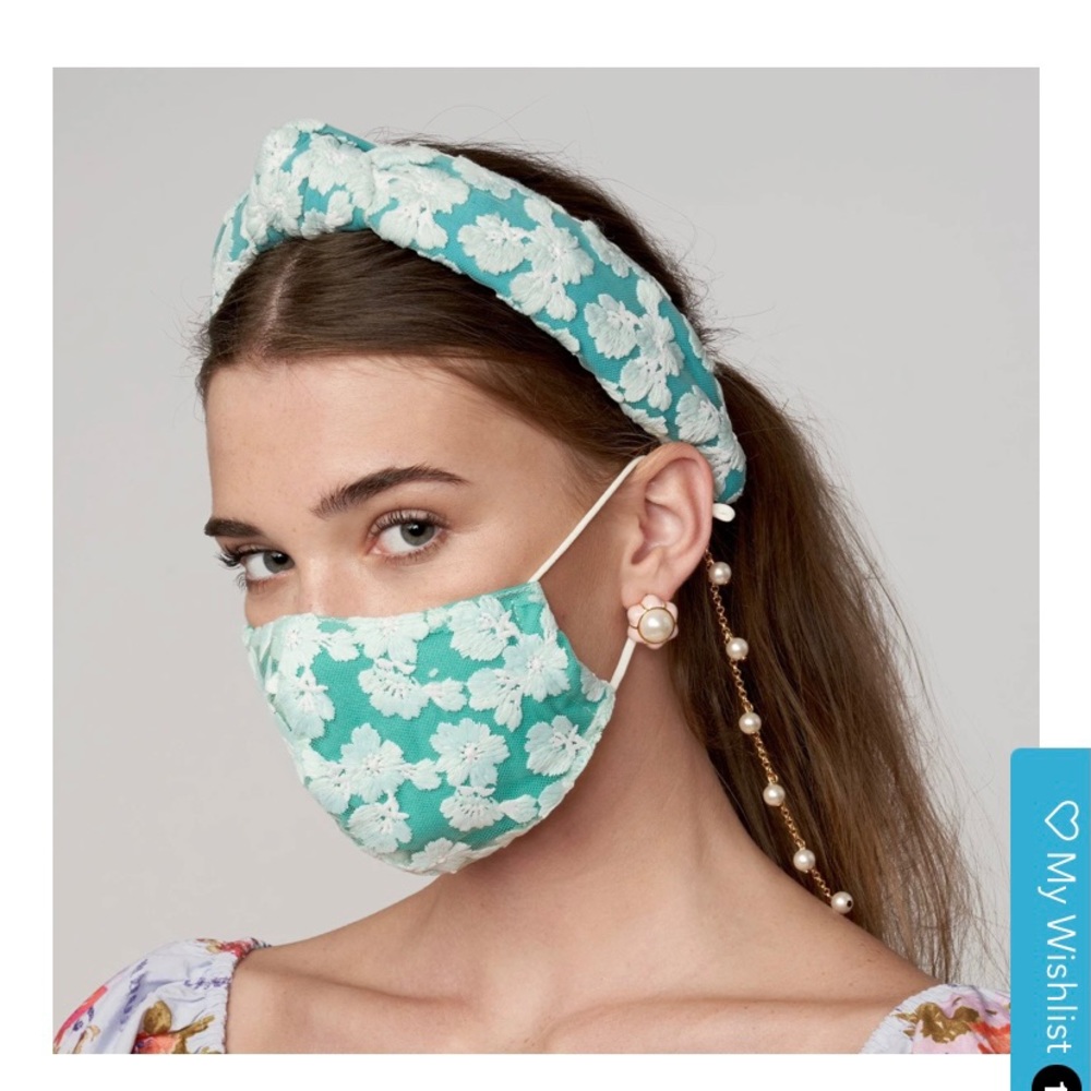 NWT Lele Sadoughi Face Mask